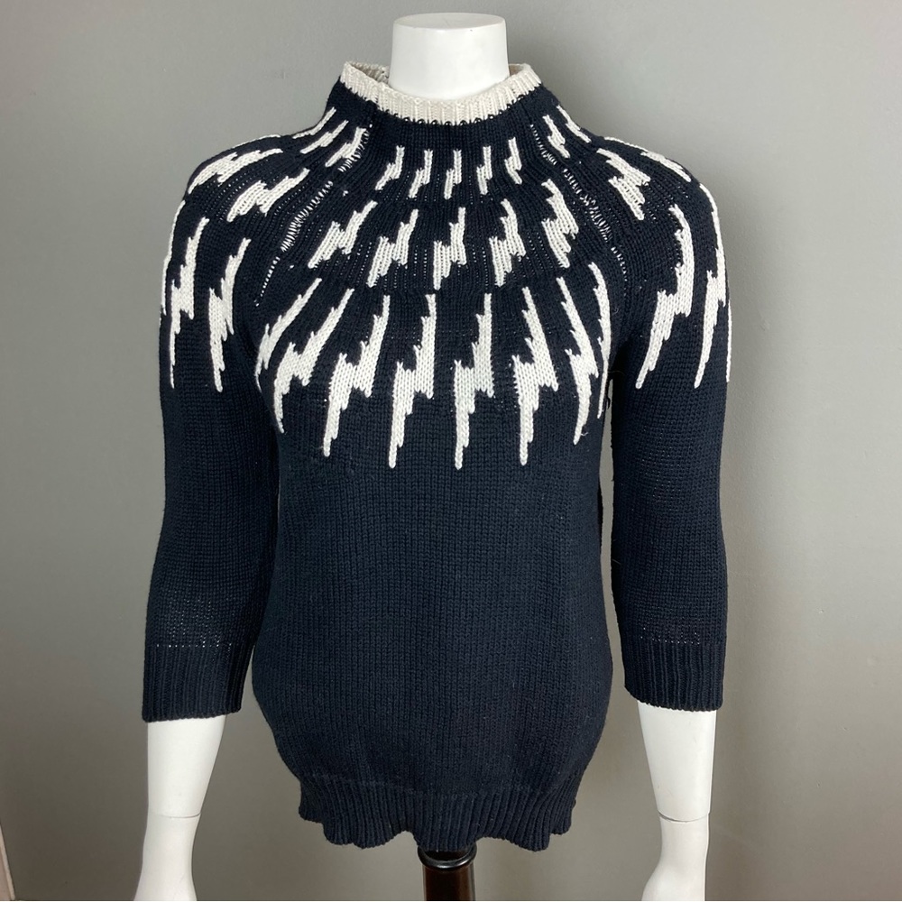 525 america Revolve mock neck sweater Thunderbolt Yoke XS cotton wool